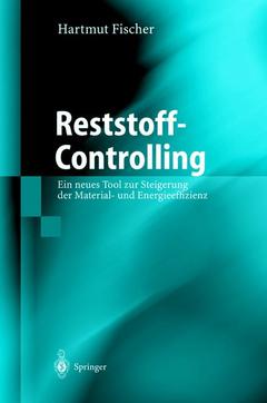 Couverture de l’ouvrage Reststoff-Controlling