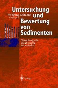 Couverture de l’ouvrage Untersuchung und Bewertung von Sedimenten
