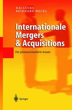 Couverture de l’ouvrage Internationale Mergers & Acquisitions