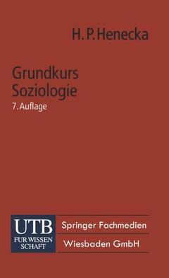 Cover of the book Grundkurs Soziologie