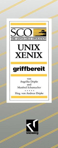 Couverture de l’ouvrage SCO UNIX/XENIX