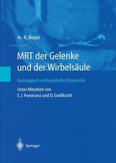 Couverture de l’ouvrage MRT der Gelenke und der Wirbelsäule