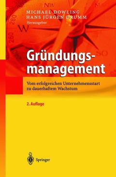 Cover of the book Gründungsmanagement
