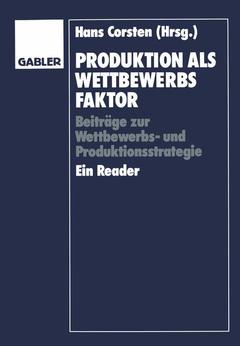 Cover of the book Produktion als Wettbewerbsfaktor