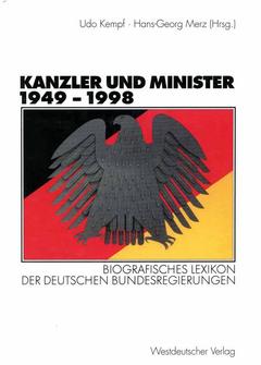 Couverture de l’ouvrage Kanzler und Minister 1949 – 1998