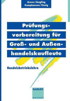 Cover of the book Prüfungsvorbereitung für Groß- und Außenhandelskaufleute