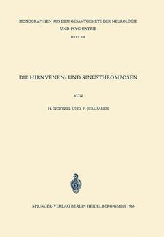 Couverture de l’ouvrage Die Hirnvenen- und Sinusthrombosen