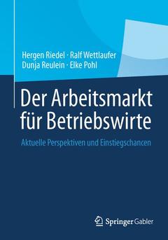 Couverture de l’ouvrage Der Arbeitsmarkt für Betriebswirte