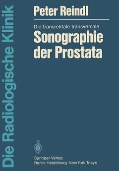 Cover of the book Die transrektale transversale Sonographie der Prostata