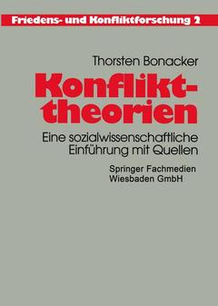 Cover of the book Konflikttheorien