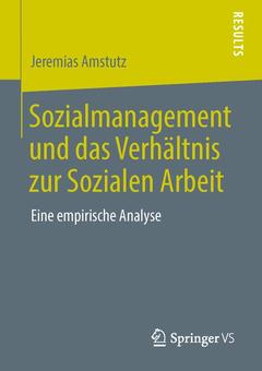 Couverture de l’ouvrage Sozialmanagement und das Verhältnis zur Sozialen Arbeit