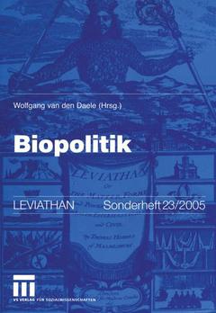 Cover of the book Biopolitik