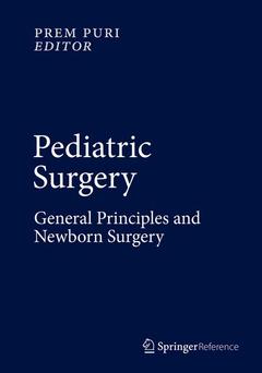 Couverture de l’ouvrage Pediatric Surgery