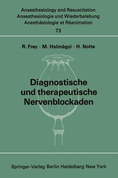 Cover of the book Diagnostische und therapeutische Nervenblockaden