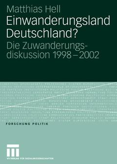 Couverture de l’ouvrage Einwanderungsland Deutschland?