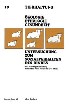 Couverture de l’ouvrage Untersuchung zum Sozialverhalten des Rindes