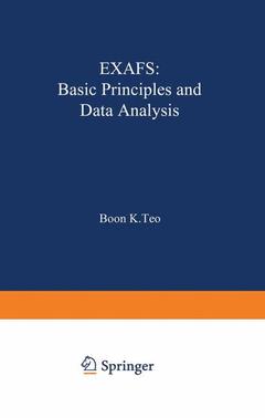 Couverture de l’ouvrage EXAFS: Basic Principles and Data Analysis
