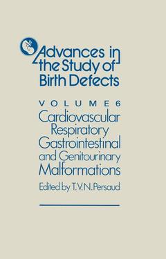 Couverture de l’ouvrage Cardiovascular, Respiratory, Gastrointestinal and Genitourinary Malformations