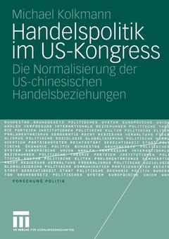 Cover of the book Handelspolitik im US-Kongress