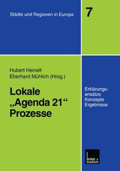 Cover of the book Lokale „Agenda 21“-Prozesse