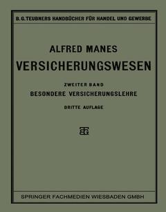 Cover of the book Versicherungswesen