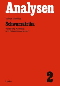 Couverture de l’ouvrage Schwarzafrika