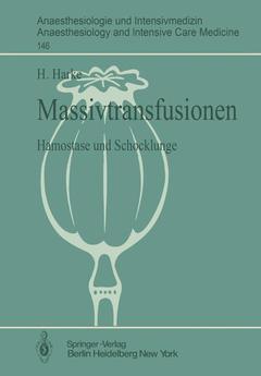 Cover of the book Massivtransfusionen