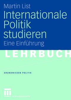 Couverture de l’ouvrage Internationale Politik studieren
