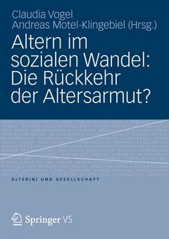 Couverture de l’ouvrage Altern im sozialen Wandel: Die Rückkehr der Altersarmut?