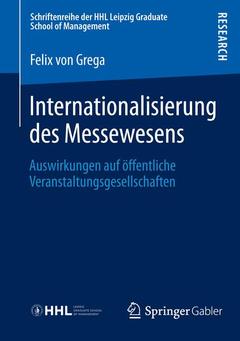 Couverture de l’ouvrage Internationalisierung des Messewesens