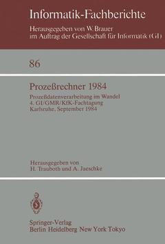 Couverture de l’ouvrage Prozeßrechner 1984