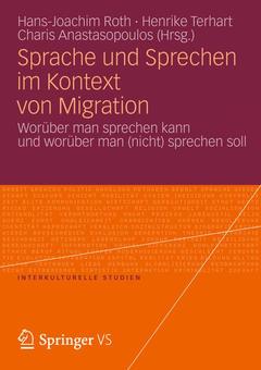 Couverture de l’ouvrage Sprache und Sprechen im Kontext von Migration