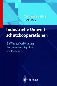 Couverture de l’ouvrage Industrielle Umweltschutzkooperationen
