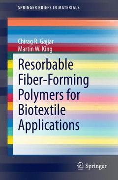 Cover of the book Resorbable Fiber-Forming Polymers for Biotextile Applications