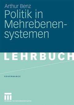 Couverture de l’ouvrage Politik in Mehrebenensystemen