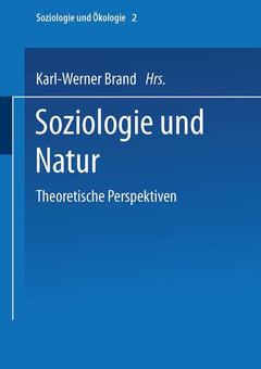 Cover of the book Soziologie und Natur