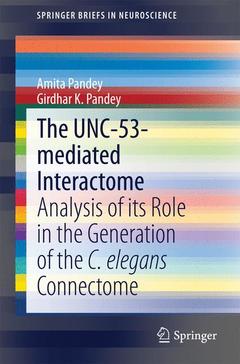 Couverture de l’ouvrage The UNC-53-mediated Interactome