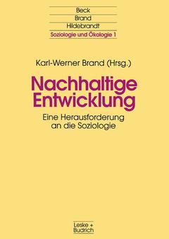 Cover of the book Nachhaltige Entwicklung