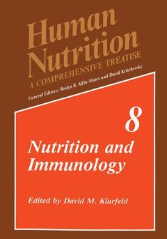 Couverture de l’ouvrage Nutrition and Immunology