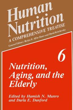 Couverture de l’ouvrage Nutrition, Aging, and the Elderly