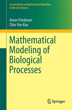 Couverture de l’ouvrage Mathematical Modeling of Biological Processes
