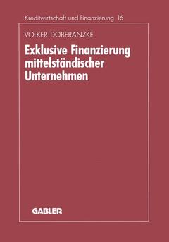 Cover of the book Exklusive Finanzierung mittelständischer Unternehmen