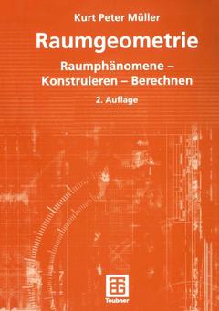 Couverture de l’ouvrage Raumgeometrie