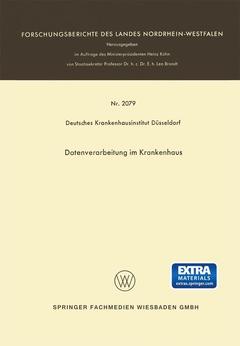Cover of the book Datenverarbeitung im Krankenhaus