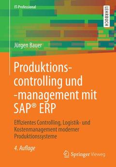 Cover of the book Produktionscontrolling und -management mit SAP® ERP