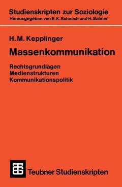 Cover of the book Massenkommunikation