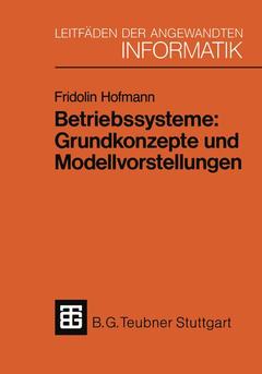 Cover of the book Betriebssysteme: Grundkonzepte und Modellvorstellungen