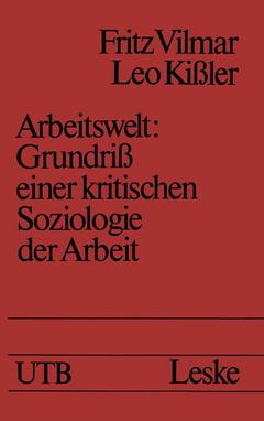 Couverture de l’ouvrage Arbeitswelt