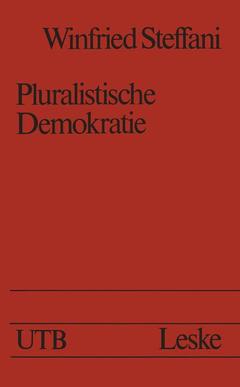 Cover of the book Pluralistische Demokratie