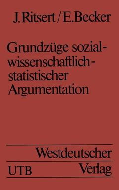 Couverture de l’ouvrage Grundzüge sozialwissenschaftlich-statistischer Argumentation